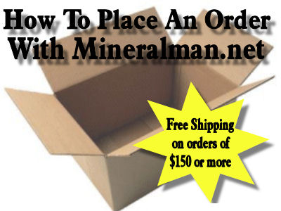 How to place an order with Mineralman.net